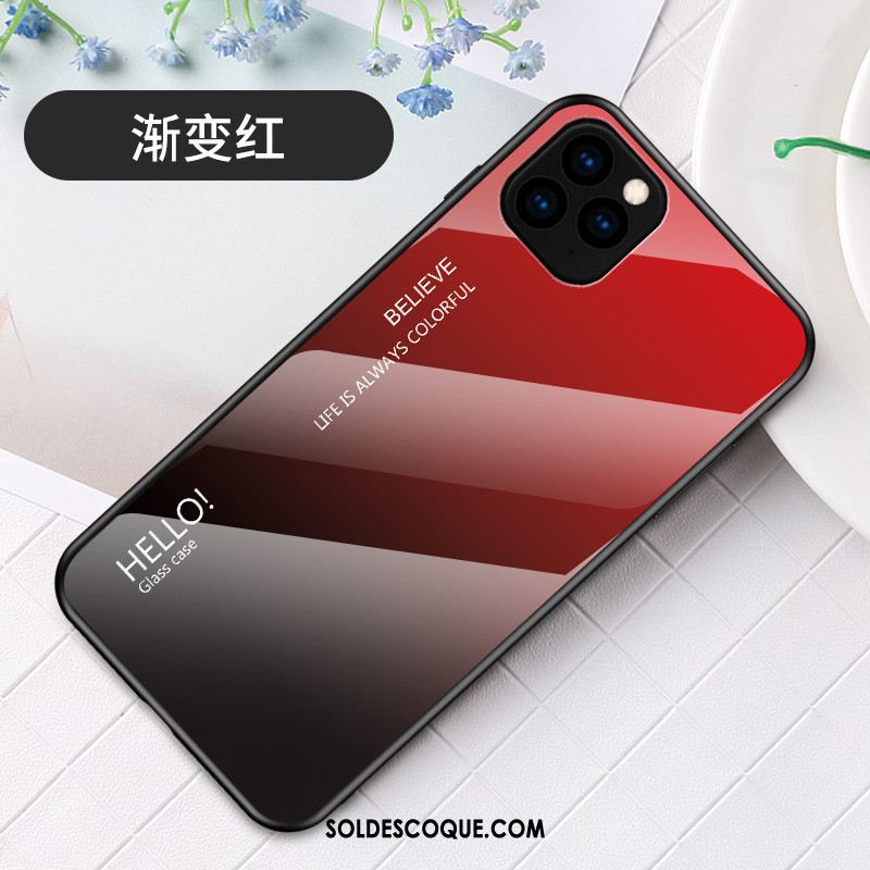 Coque iPhone 11 Pro Max Protection Incassable Personnalité Dégradé Tendance Soldes