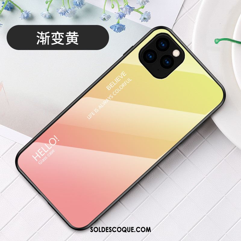 Coque iPhone 11 Pro Max Protection Incassable Personnalité Dégradé Tendance Soldes