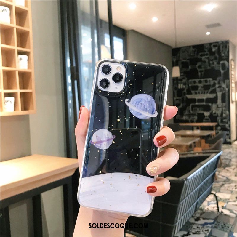 Coque iPhone 11 Pro Max Étui Noir Incassable Or Téléphone Portable En Ligne