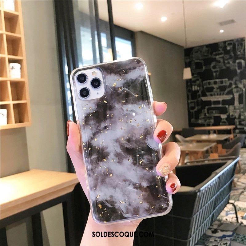 Coque iPhone 11 Pro Max Étui Noir Incassable Or Téléphone Portable En Ligne