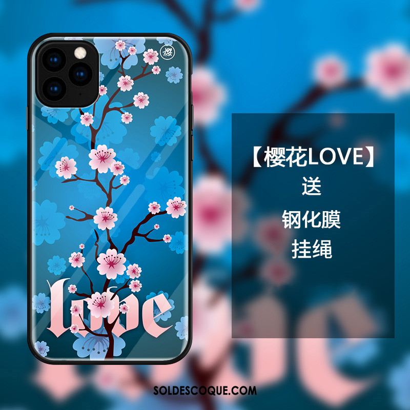 Coque iPhone 11 Pro Noir Incassable Sakura Étui Téléphone Portable En Vente