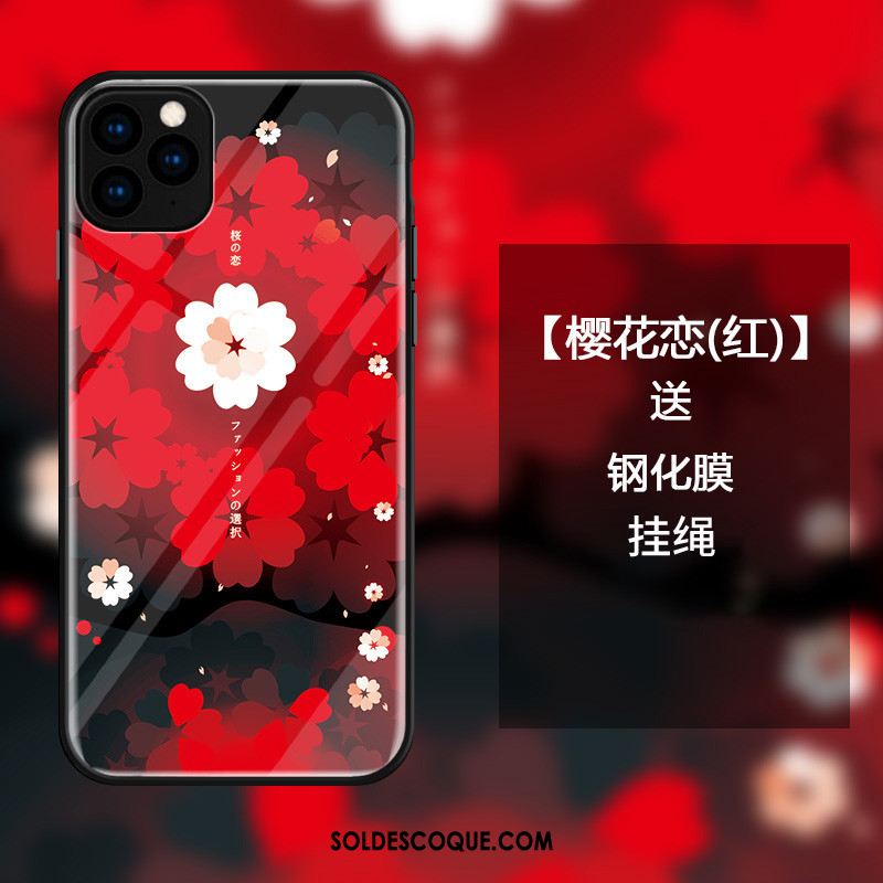 Coque iPhone 11 Pro Noir Incassable Sakura Étui Téléphone Portable En Vente