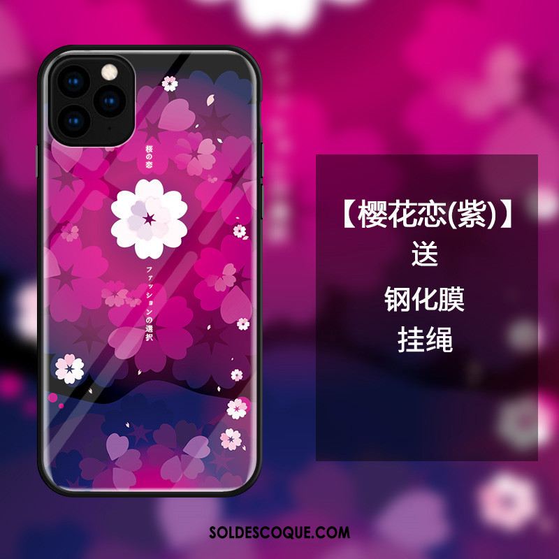 Coque iPhone 11 Pro Noir Incassable Sakura Étui Téléphone Portable En Vente