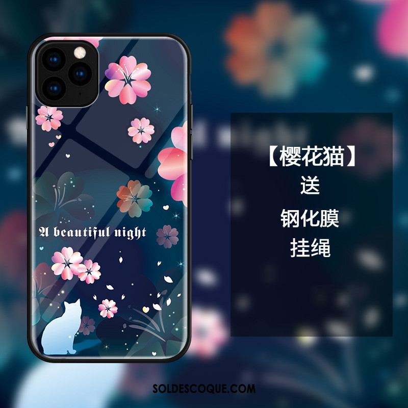 Coque iPhone 11 Pro Noir Incassable Sakura Étui Téléphone Portable En Vente