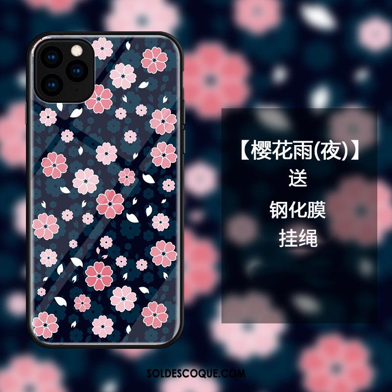 Coque iPhone 11 Pro Noir Incassable Sakura Étui Téléphone Portable En Vente