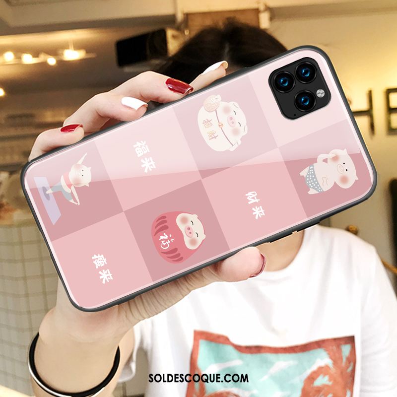 Coque iPhone 11 Pro Nouveau Fluide Doux Amoureux Téléphone Portable Marque De Tendance Housse En Vente