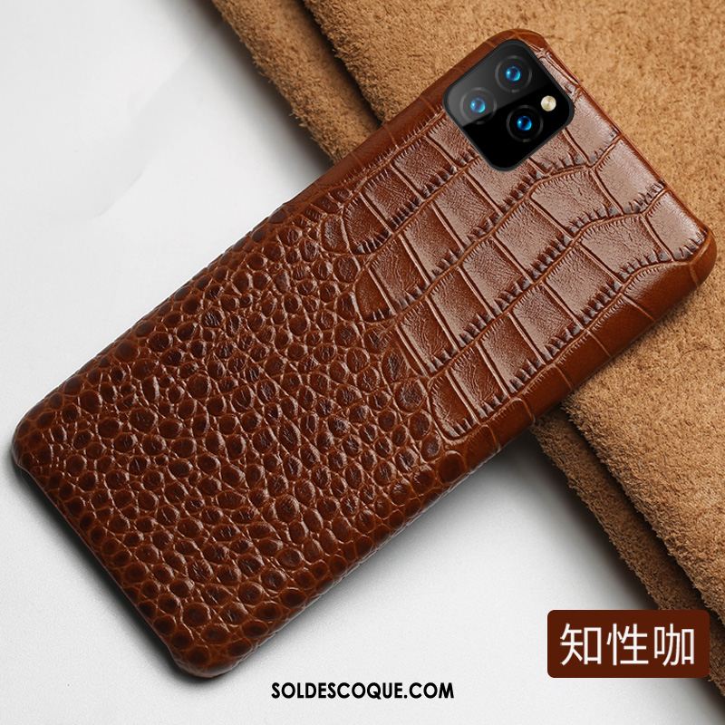 Coque iPhone 11 Pro Personnalisé Business Étui En Cuir Luxe Personnalité Pas Cher