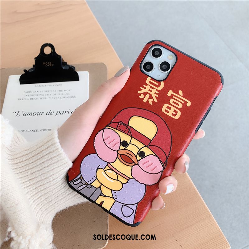 Coque iPhone 11 Pro Personnalité Incassable Étui Téléphone Portable Richesse En Vente