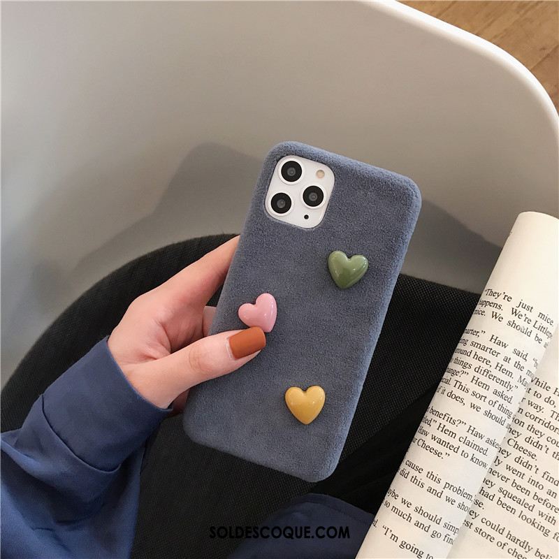 Coque iPhone 11 Pro Personnalité Protection Dimensionnel Fluide Doux Incassable Housse En Vente