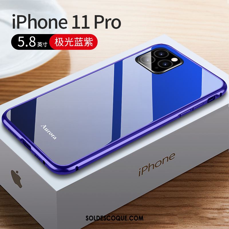 Coque iPhone 11 Pro Protection Très Mince Net Rouge Incassable Luxe En Ligne