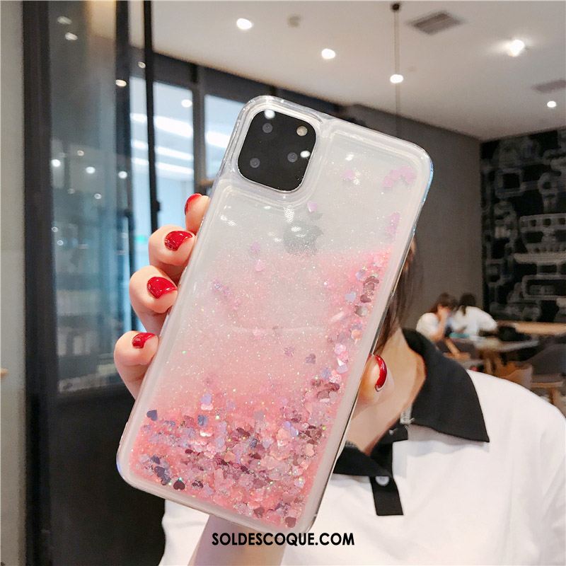Coque iPhone 11 Pro Rose Téléphone Portable Tout Compris Liquide Fluide Doux Soldes