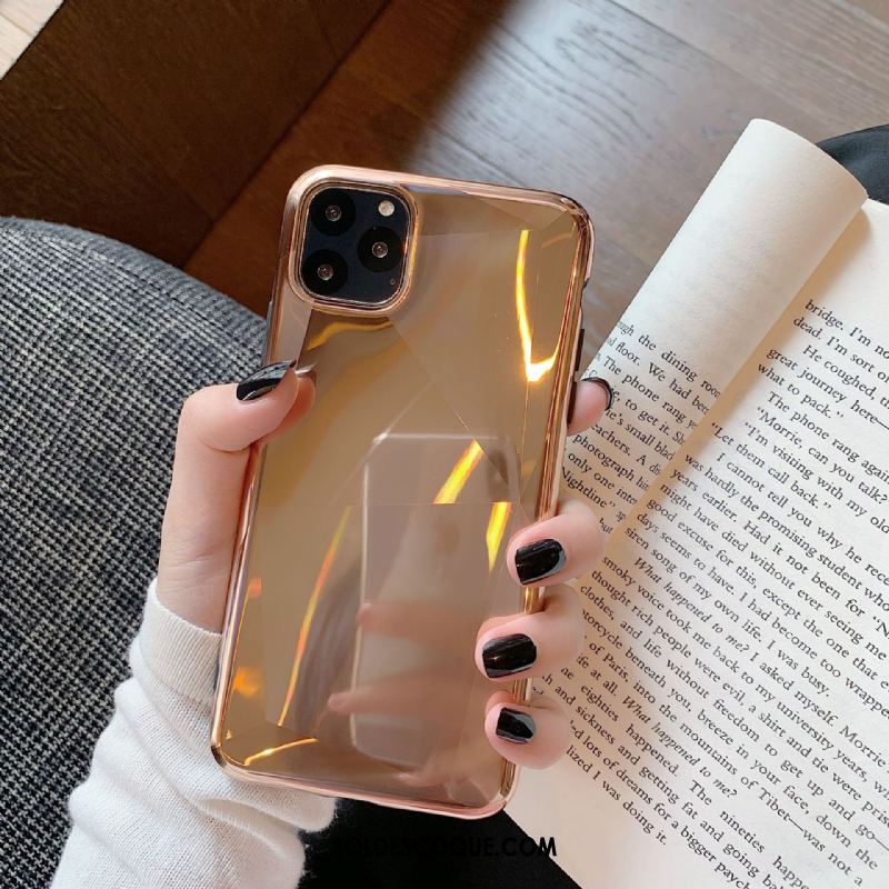 Coque iPhone 11 Pro Tout Compris Très Mince Nouveau Placage Téléphone Portable Pas Cher