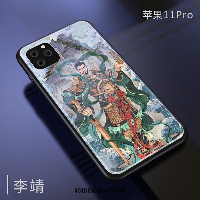 Coque iPhone 11 Pro Téléphone Portable Enfant Style Chinois Étui Verre Soldes