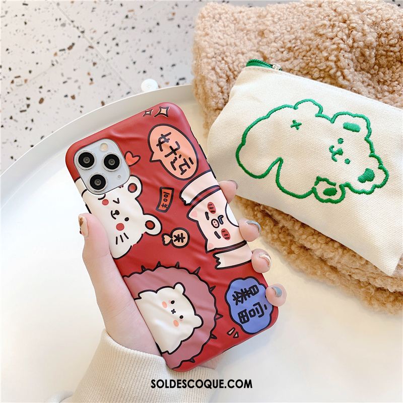 Coque iPhone 11 Pro Étui Créatif Incassable Téléphone Portable Dessin Animé Pas Cher