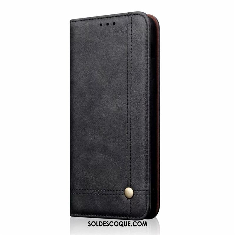 Coque iPhone 11 Pro Étui En Cuir Business Vintage Tout Compris Protection En Ligne