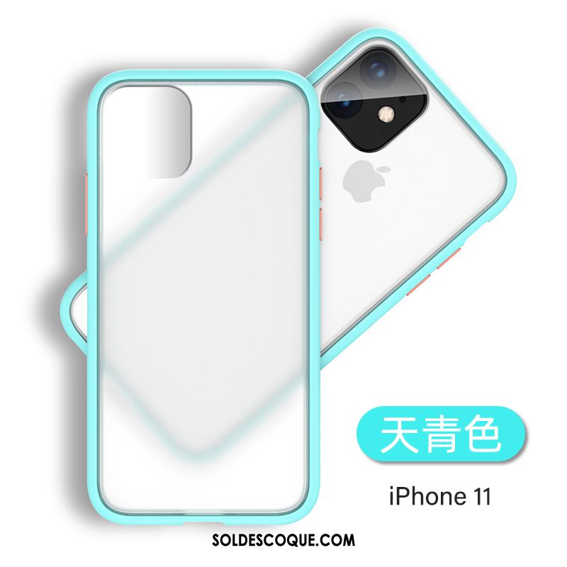 Coque iPhone 11 Téléphone Portable Luxe Incassable Délavé En Daim Silicone En Vente