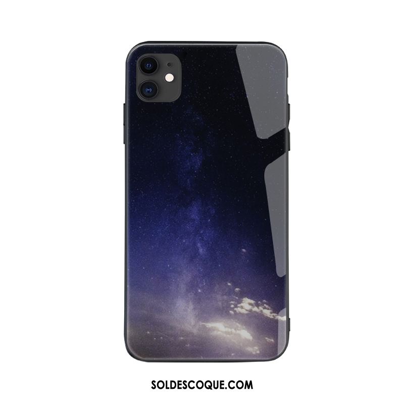 Coque iPhone 11 Vent Clair Étui Verre Tempérer En Vente