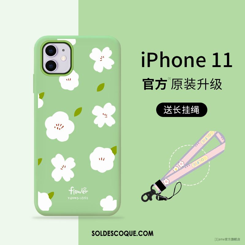 Coque iPhone 11 Étui Rose Incassable Téléphone Portable Nouveau Soldes