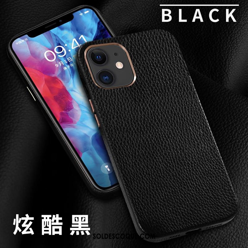 Coque iPhone 12 Mini Créatif Tout Compris Luxe Business Étui En Cuir En Vente