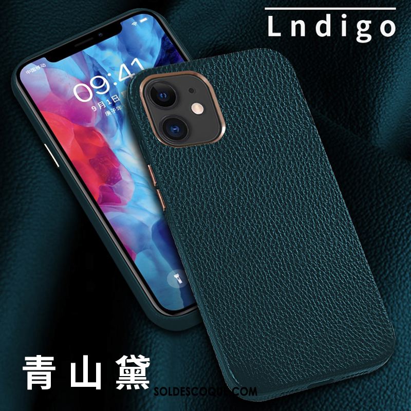 Coque iPhone 12 Mini Créatif Tout Compris Luxe Business Étui En Cuir En Vente