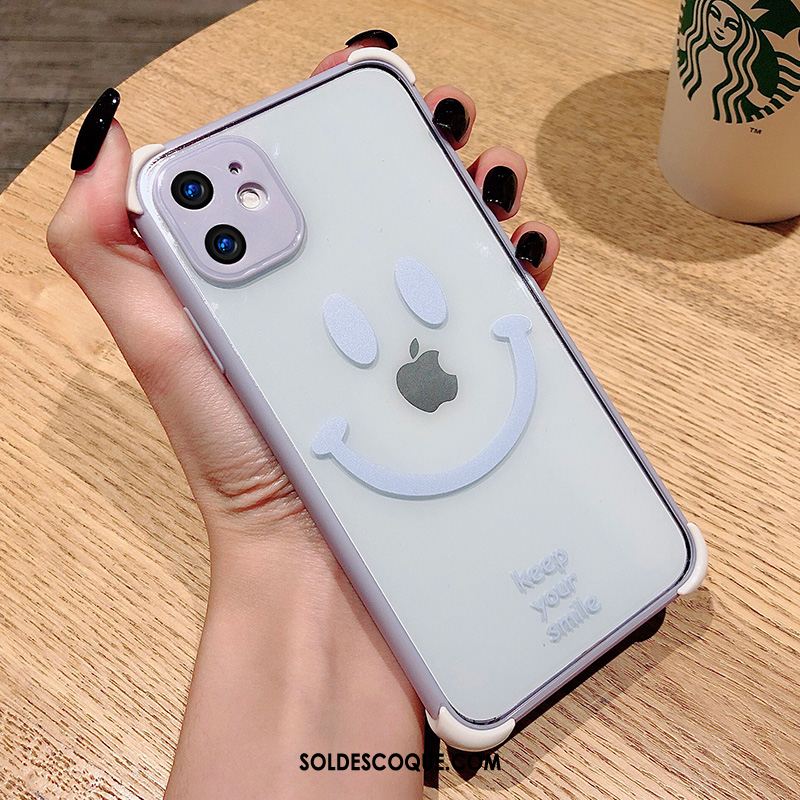 Coque iPhone 12 Mini Incassable Transparent Protection Téléphone Portable Amoureux Housse Pas Cher