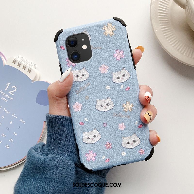 Coque iPhone 12 Petit Soie Mulberry Silicone Incassable Charmant Pas Cher