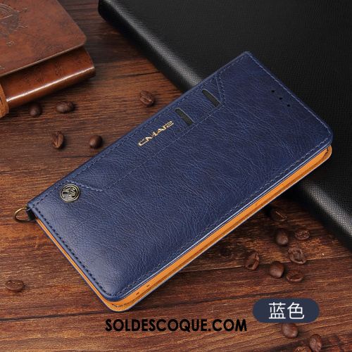 Coque iPhone 12 Pro Carte Cuir Véritable Téléphone Portable Étui Business Pas Cher