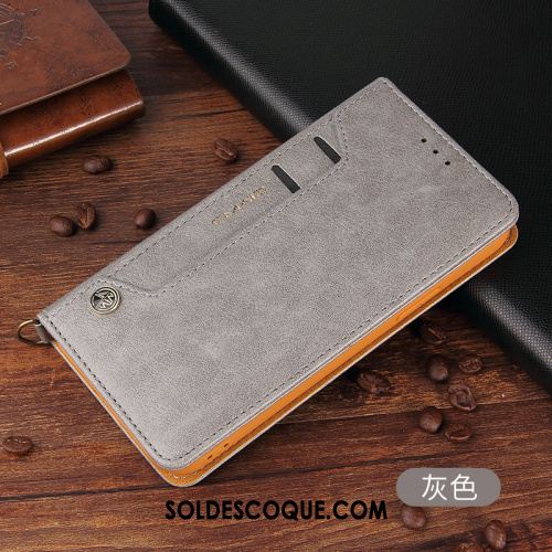 Coque iPhone 12 Pro Carte Cuir Véritable Téléphone Portable Étui Business Pas Cher