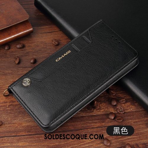 Coque iPhone 12 Pro Max Carte Incassable Business Téléphone Portable Étui En Cuir Pas Cher