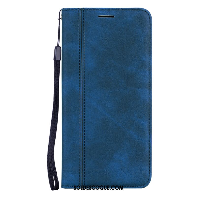 Coque iPhone 12 Pro Max Cuir Délavé En Daim Qualité Business Téléphone Portable Pas Cher