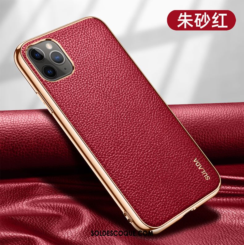 Coque iPhone 12 Pro Max Qualité Luxe Cuir Nouveau Très Mince En Vente