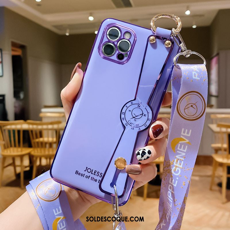 Coque iPhone 12 Pro Max Rose Violet Étui Tout Compris Incassable Pas Cher