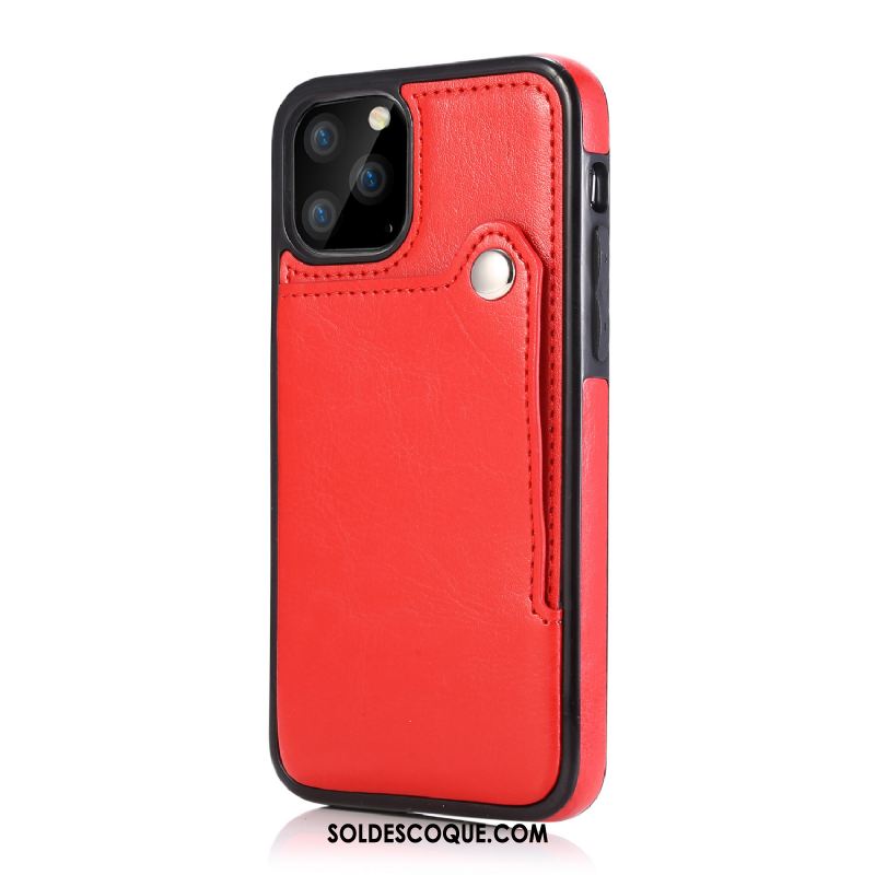 Coque iPhone 12 Pro Max Étui En Cuir Téléphone Portable Carte Soldes