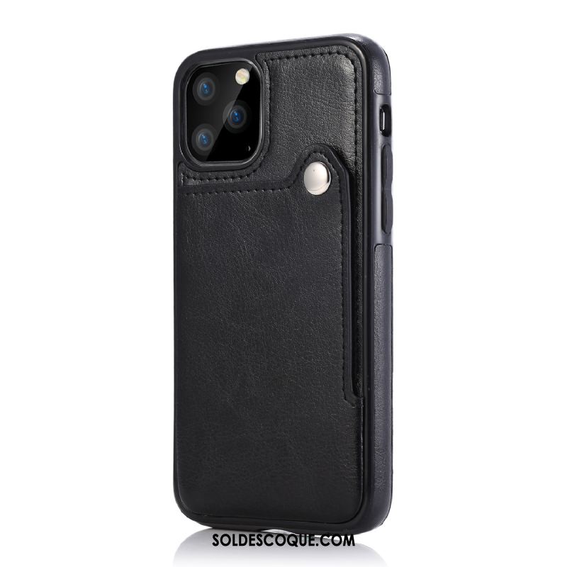 Coque iPhone 12 Pro Max Étui En Cuir Téléphone Portable Carte Soldes