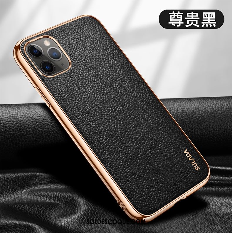 Coque iPhone 12 Pro Nouveau Tout Compris Incassable Cuir Véritable Très Mince En Vente