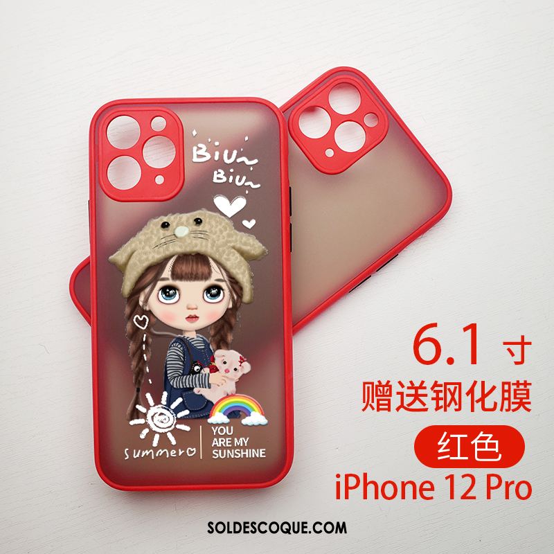 Coque iPhone 12 Pro Téléphone Portable Dessin Animé Charmant Tout Compris Étui En Ligne