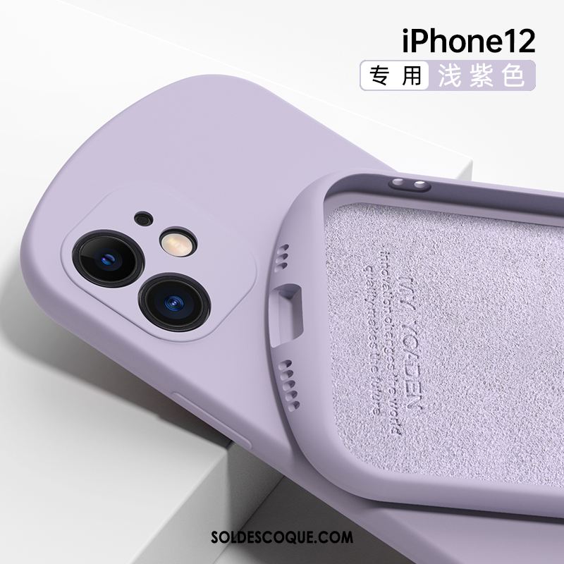 Coque iPhone 12 Tout Compris Créatif Fluide Doux Étui Protection Pas Cher