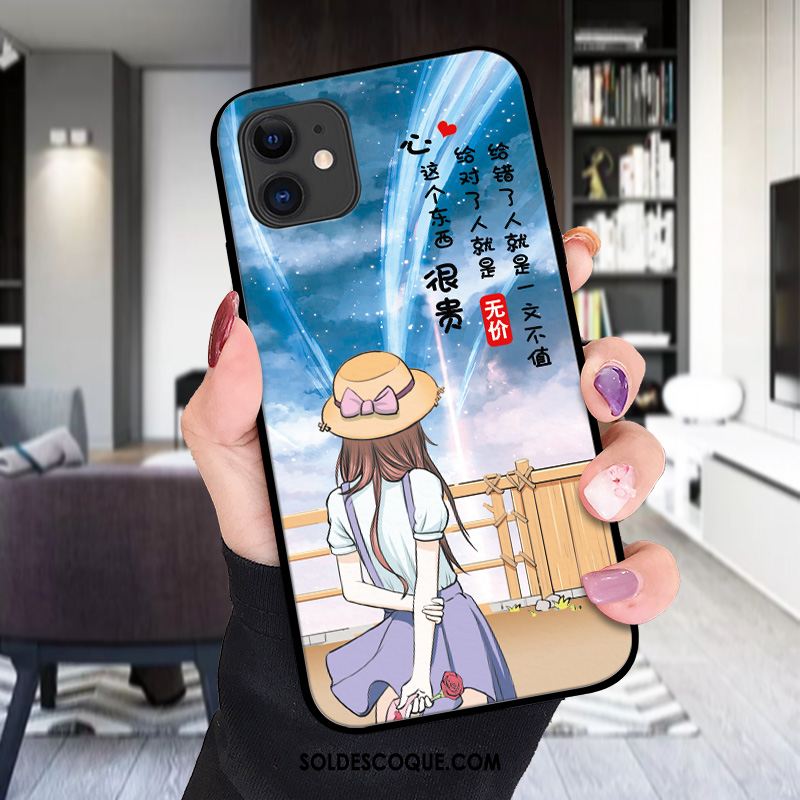 Coque iPhone 12 Tout Compris Gaufrage Charmant Incassable Modèle Fleurie Housse France