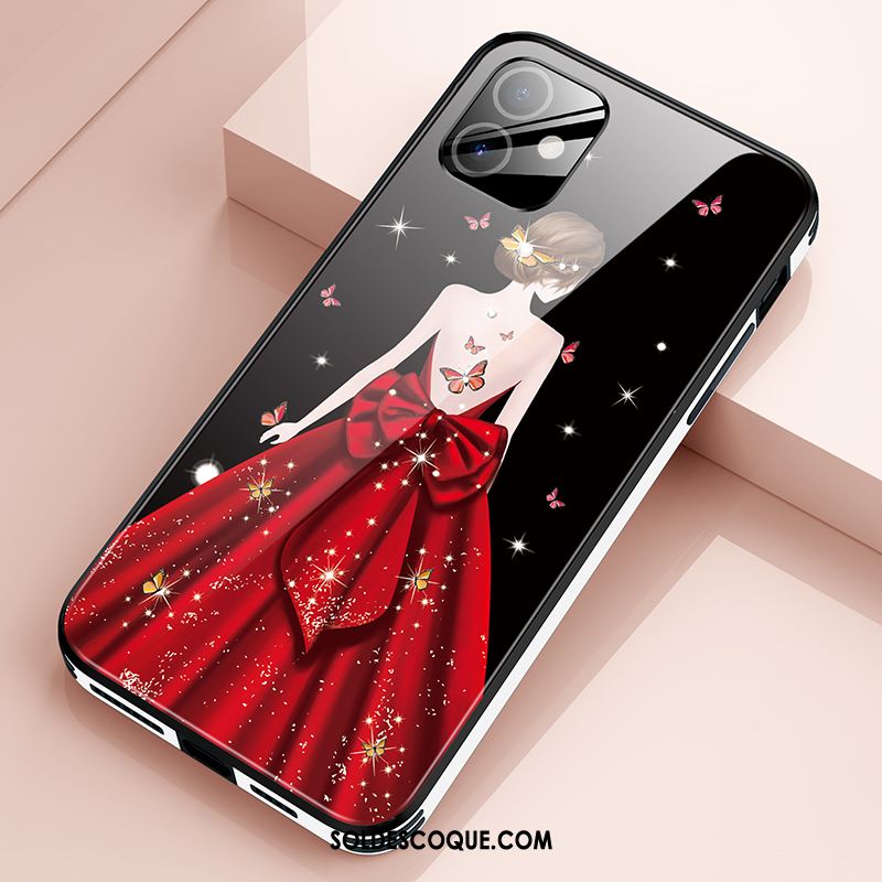 Coque iPhone 12 Téléphone Portable Marque De Tendance Luxe Violet Nouveau Housse Soldes