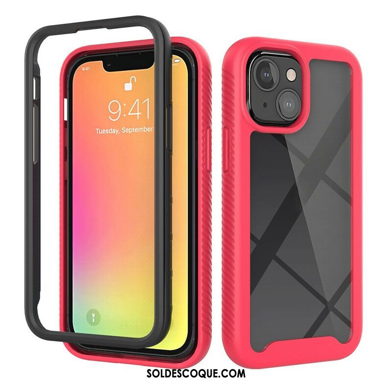 Coque iPhone 13 Mini Conception Hybride Rebords Silicone