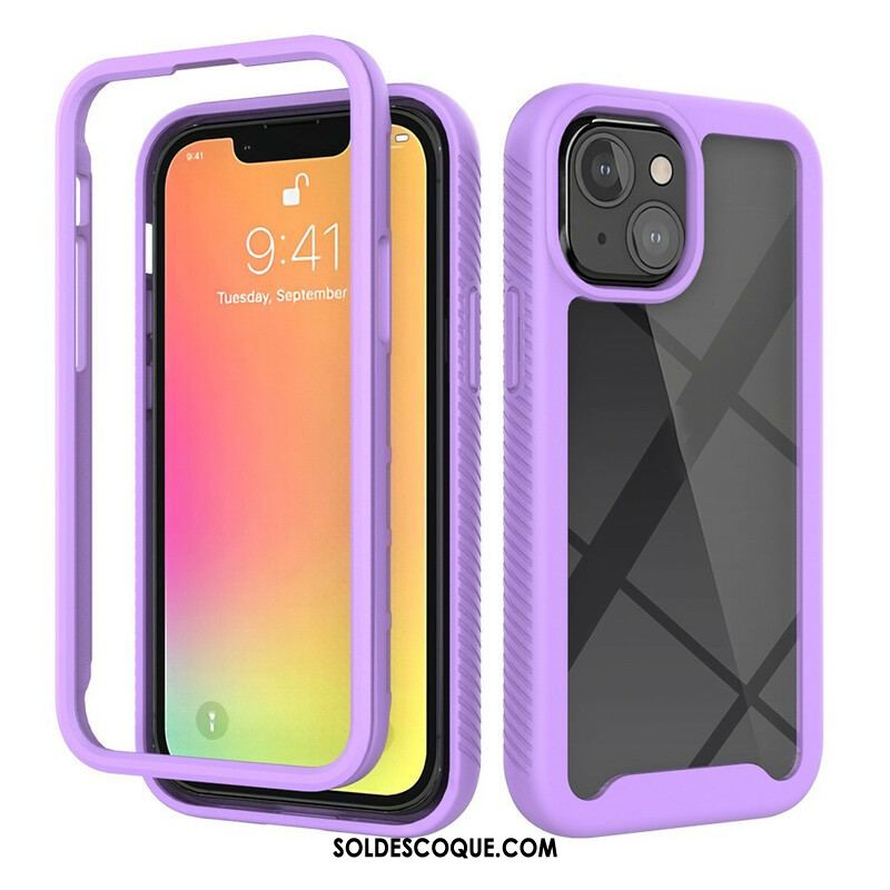 Coque iPhone 13 Mini Conception Hybride Rebords Silicone