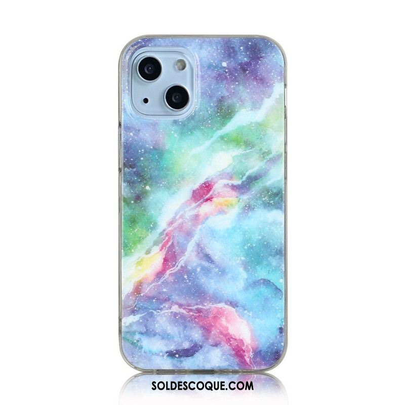 Coque iPhone 13 Mini Déclinaison Marbre