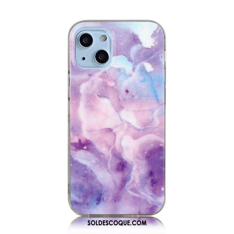 Coque iPhone 13 Mini Déclinaison Marbre