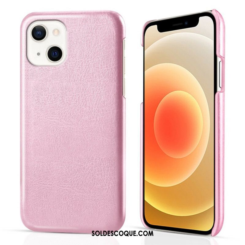 Coque iPhone 13 Mini Effet Cuir KSQ