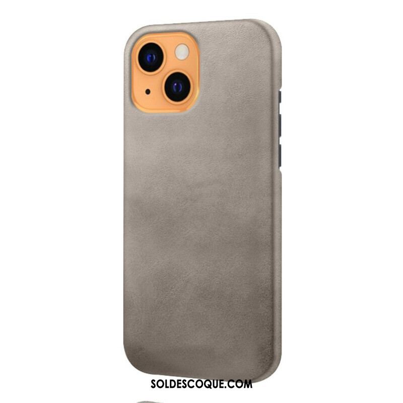 Coque iPhone 13 Mini Effet Cuir KSQ