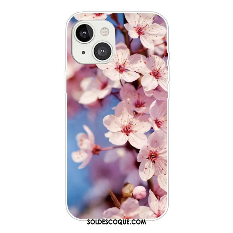 Coque iPhone 13 Mini Fleurs Réalistes