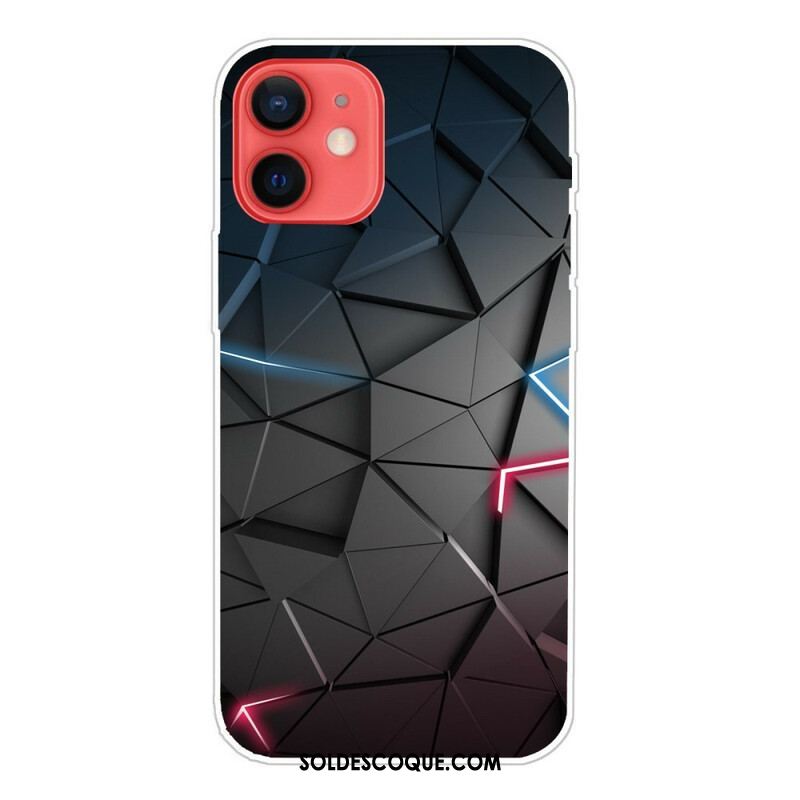 Coque iPhone 13 Mini Flexible Géométrie