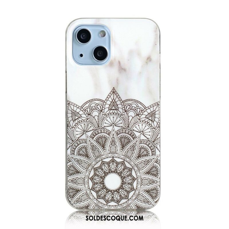 Coque iPhone 13 Mini Marbre Géométries