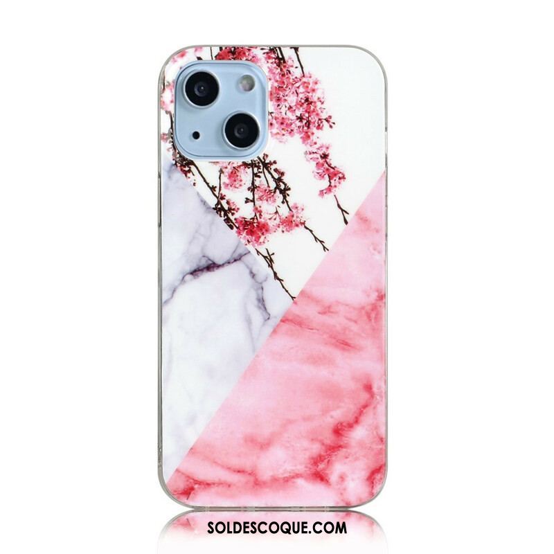 Coque iPhone 13 Mini Marbre Géométries