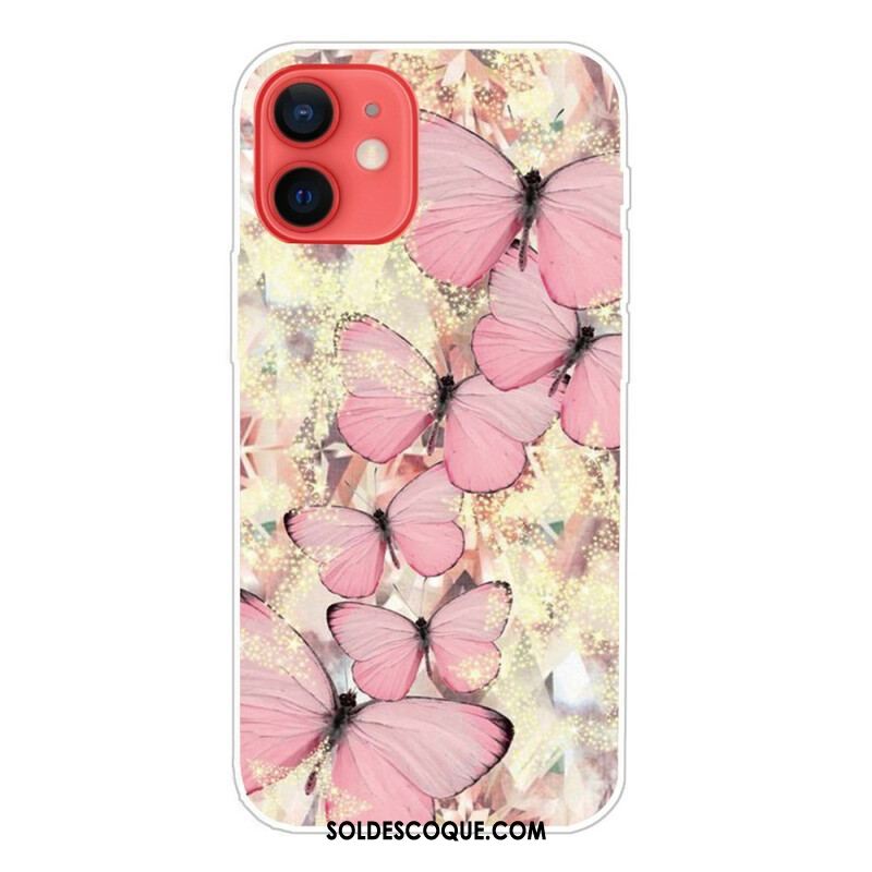 Coque iPhone 13 Mini Papillons Papillons